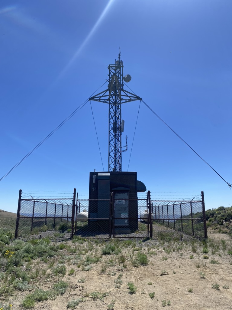 Sierra Electronics communications compound on Peavine Peak